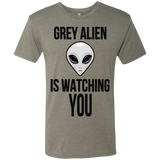 T-Shirts Venetian Grey / Small Grey Alien Men's Triblend T-Shirt