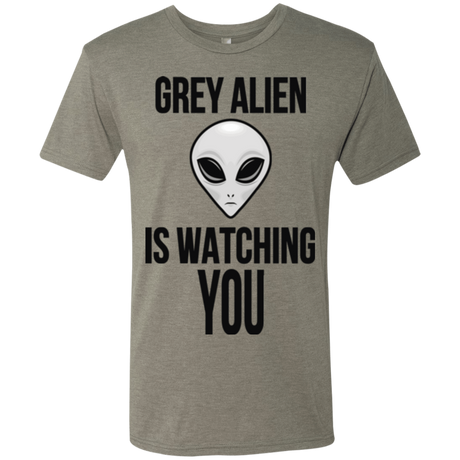 T-Shirts Venetian Grey / Small Grey Alien Men's Triblend T-Shirt