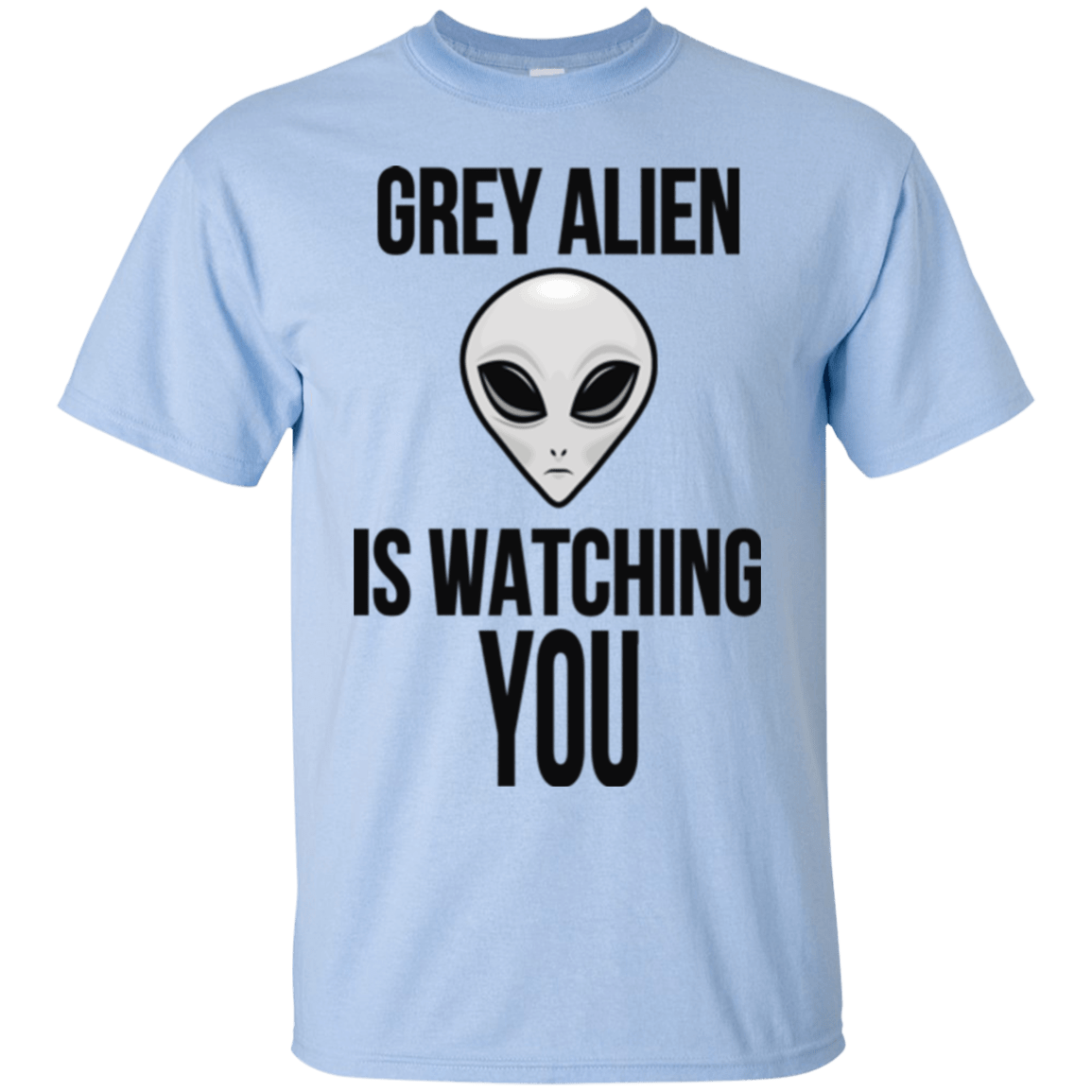 T-Shirts Light Blue / Small Grey Alien T-Shirt