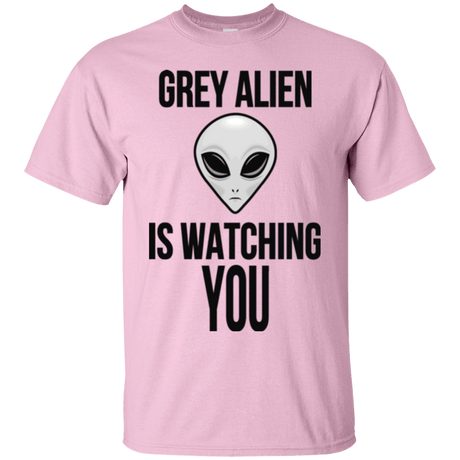 T-Shirts Light Pink / Small Grey Alien T-Shirt
