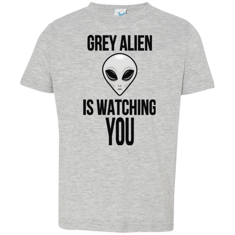 T-Shirts Heather / 2T Grey Alien Toddler Premium T-Shirt