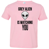 T-Shirts Pink / 2T Grey Alien Toddler Premium T-Shirt