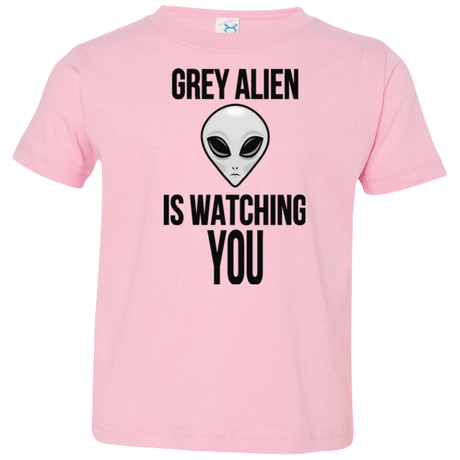 T-Shirts Pink / 2T Grey Alien Toddler Premium T-Shirt