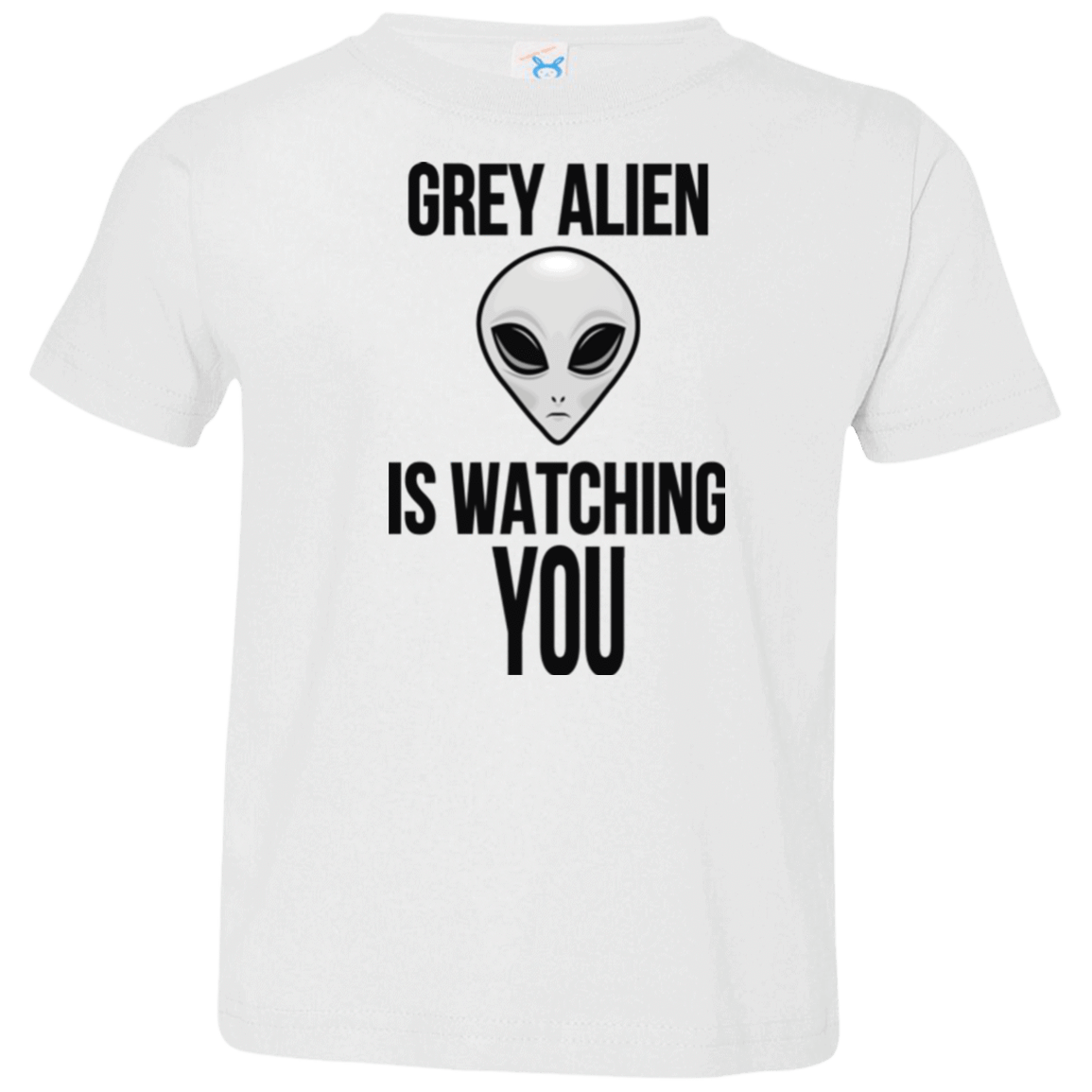 T-Shirts White / 2T Grey Alien Toddler Premium T-Shirt