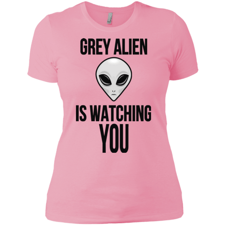 T-Shirts Light Pink / X-Small Grey Alien Women's Premium T-Shirt