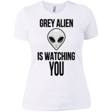 T-Shirts White / X-Small Grey Alien Women's Premium T-Shirt