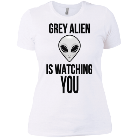 T-Shirts White / X-Small Grey Alien Women's Premium T-Shirt
