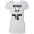 T-Shirts Heather White / Small Grey Alien Women's Triblend T-Shirt