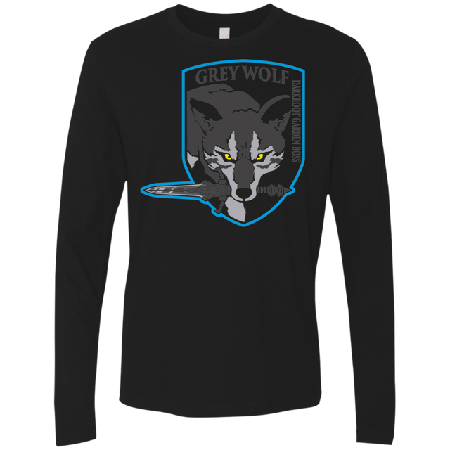 T-Shirts Black / S Greywolf Men's Premium Long Sleeve