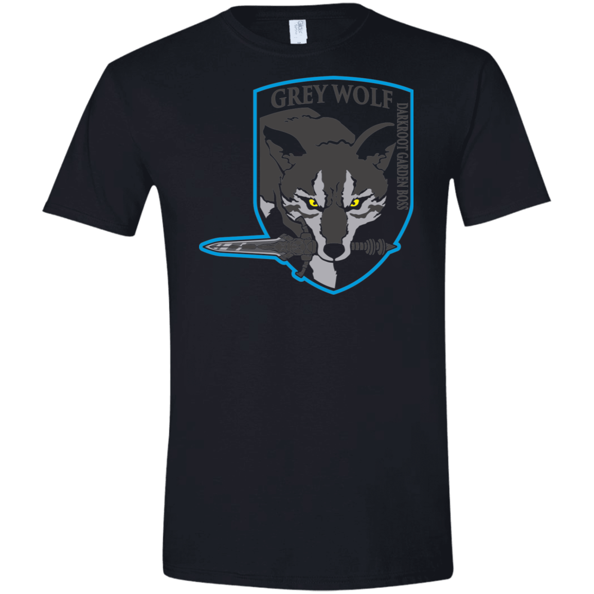 T-Shirts Black / X-Small Greywolf Men's Semi-Fitted Softstyle