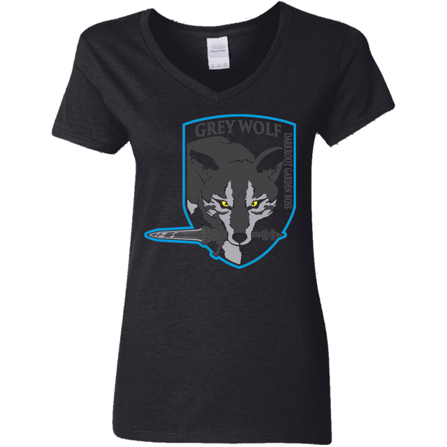 T-Shirts Black / S Greywolf Women's V-Neck T-Shirt