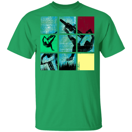 T-Shirts Irish Green / S Grid Ride T-Shirt