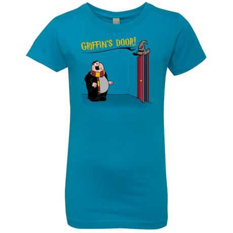 T-Shirts Turquoise / YXS Griffins Door Girls Premium T-Shirt