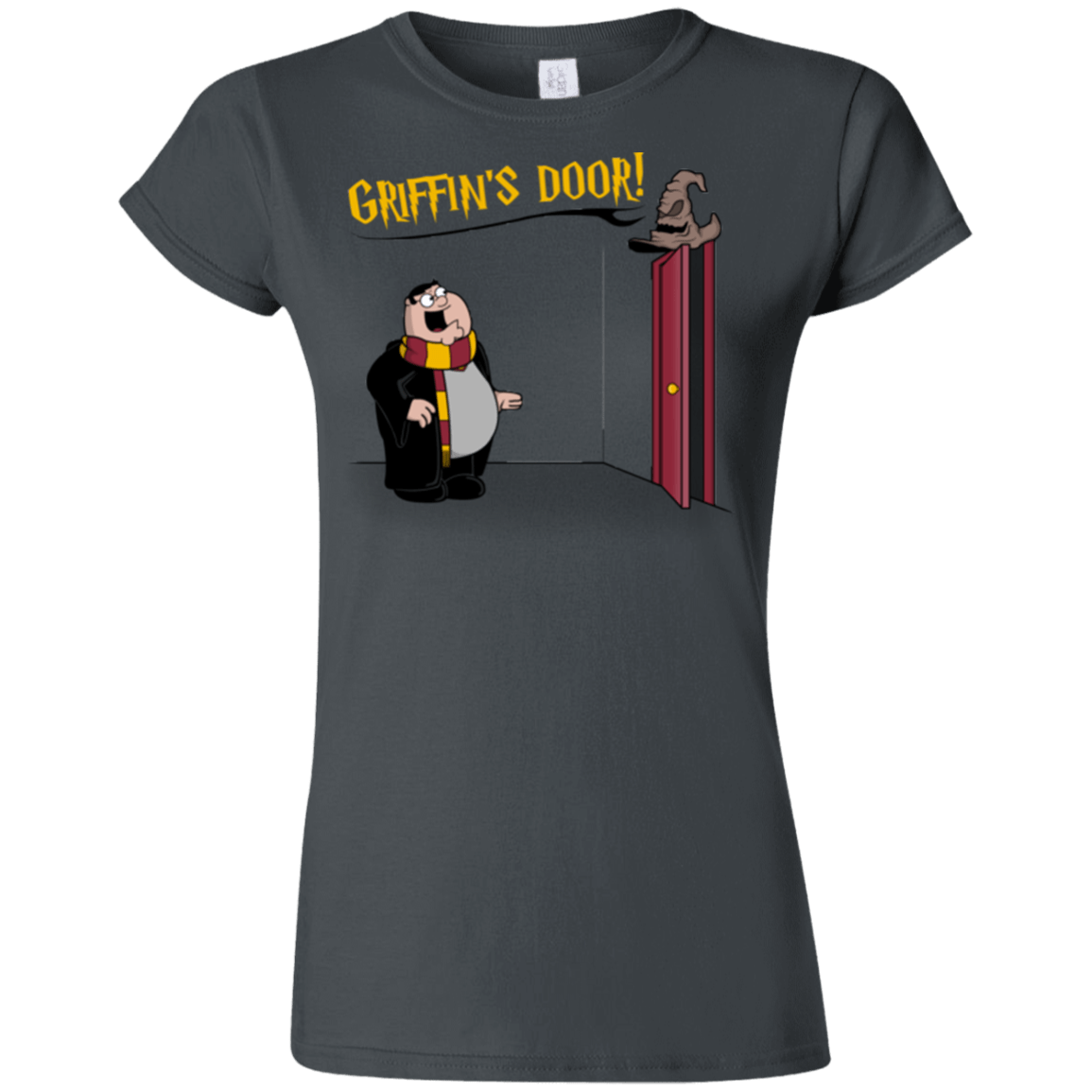 T-Shirts Charcoal / S Griffins Door Junior Slimmer-Fit T-Shirt