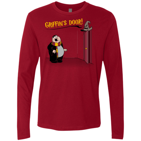 T-Shirts Cardinal / S Griffins Door Men's Premium Long Sleeve