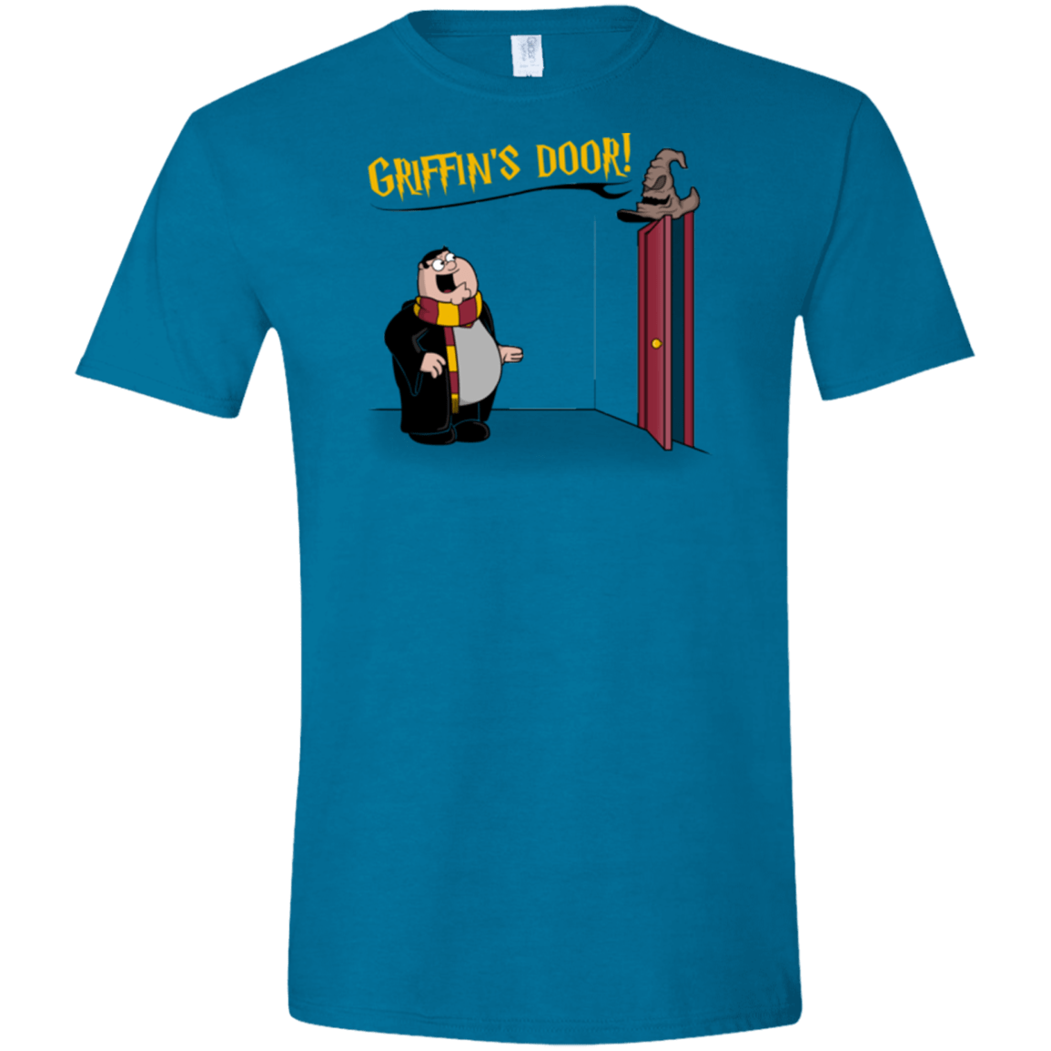 T-Shirts Antique Sapphire / S Griffins Door Men's Semi-Fitted Softstyle