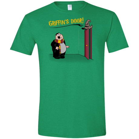 T-Shirts Heather Irish Green / S Griffins Door Men's Semi-Fitted Softstyle