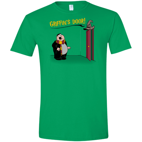 T-Shirts Irish Green / S Griffins Door Men's Semi-Fitted Softstyle