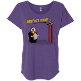 T-Shirts Purple Rush / X-Small Griffins Door Triblend Dolman Sleeve