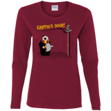 T-Shirts Cardinal / S Griffins Door Women's Long Sleeve T-Shirt