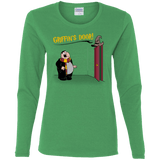 T-Shirts Irish Green / S Griffins Door Women's Long Sleeve T-Shirt