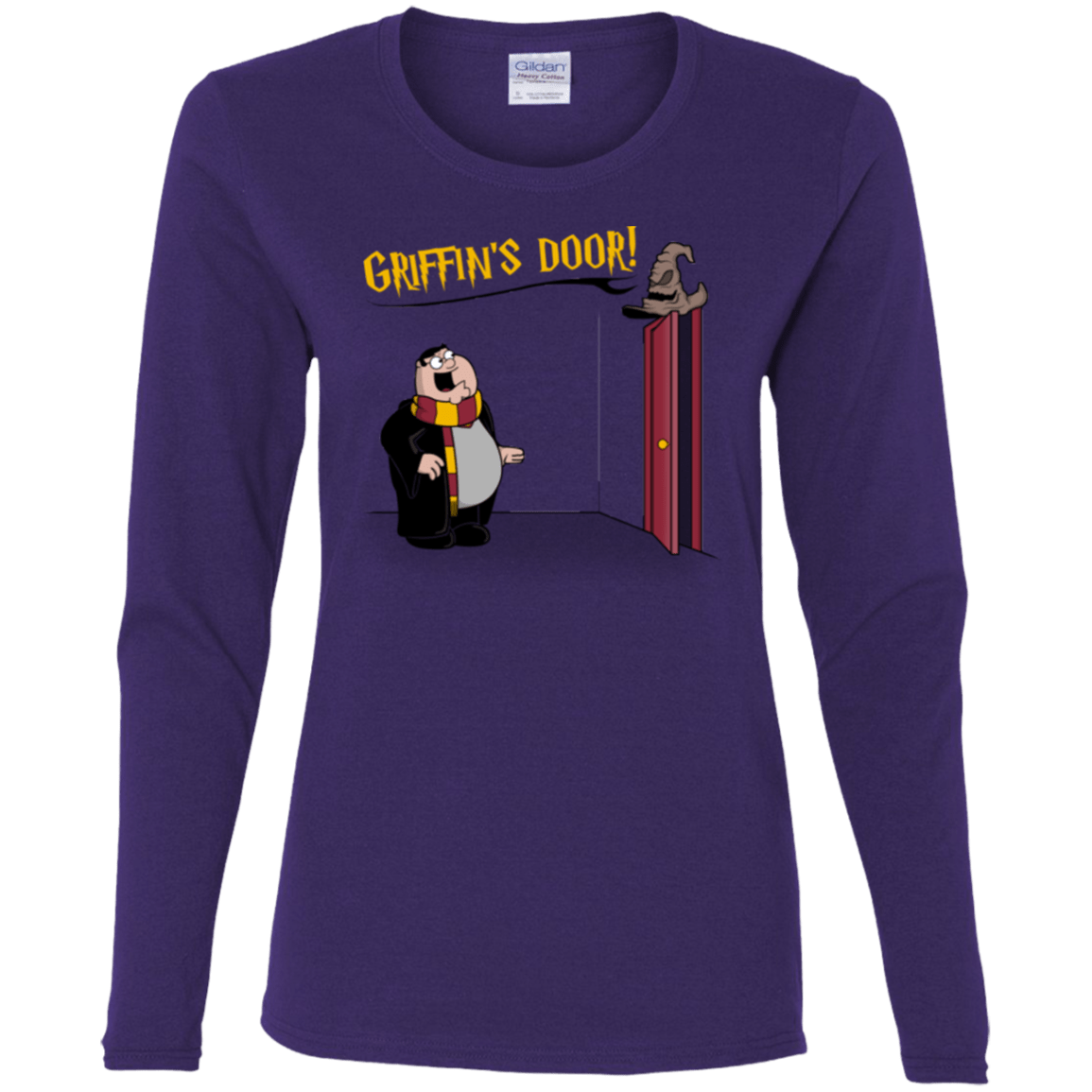 T-Shirts Purple / S Griffins Door Women's Long Sleeve T-Shirt