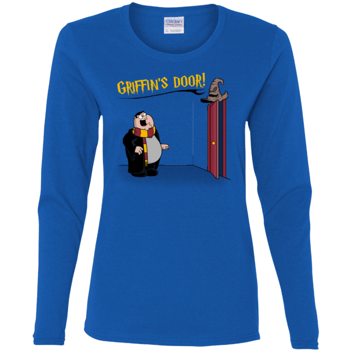 T-Shirts Royal / S Griffins Door Women's Long Sleeve T-Shirt