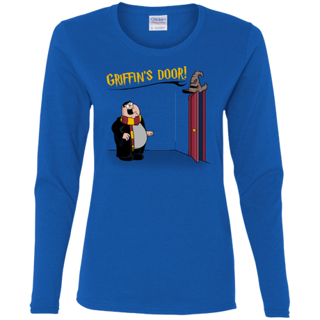 T-Shirts Royal / S Griffins Door Women's Long Sleeve T-Shirt