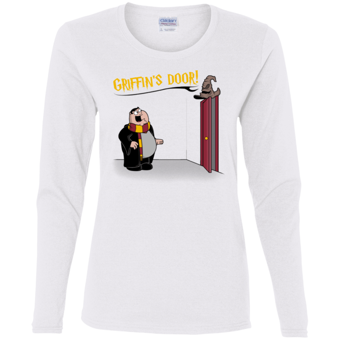 T-Shirts White / S Griffins Door Women's Long Sleeve T-Shirt