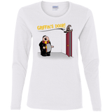 T-Shirts White / S Griffins Door Women's Long Sleeve T-Shirt