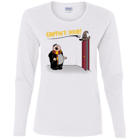 T-Shirts White / S Griffins Door Women's Long Sleeve T-Shirt