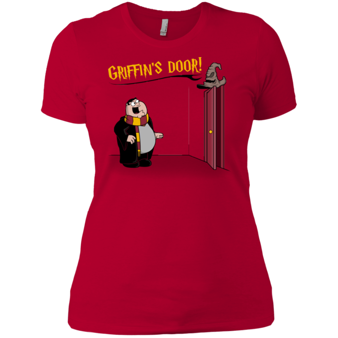 T-Shirts Red / X-Small Griffins Door Women's Premium T-Shirt