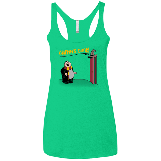 T-Shirts Envy / X-Small Griffins Door Women's Triblend Racerback Tank