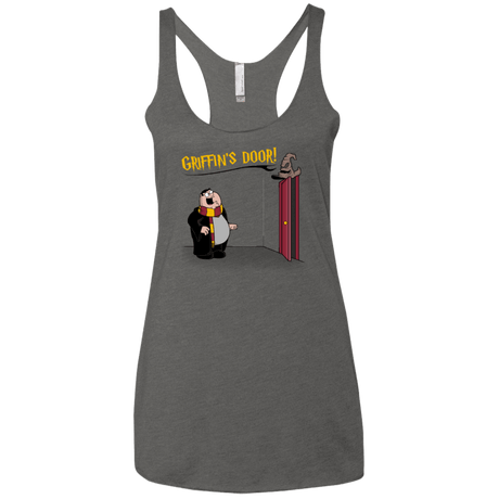 T-Shirts Premium Heather / X-Small Griffins Door Women's Triblend Racerback Tank