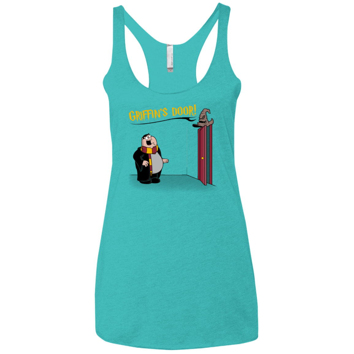 T-Shirts Tahiti Blue / X-Small Griffins Door Women's Triblend Racerback Tank