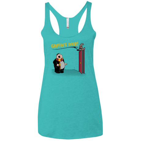 T-Shirts Tahiti Blue / X-Small Griffins Door Women's Triblend Racerback Tank