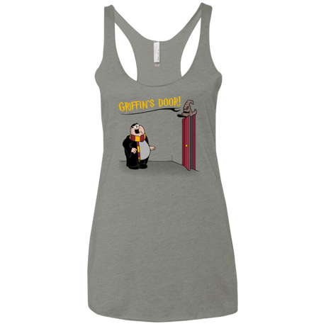 T-Shirts Venetian Grey / X-Small Griffins Door Women's Triblend Racerback Tank