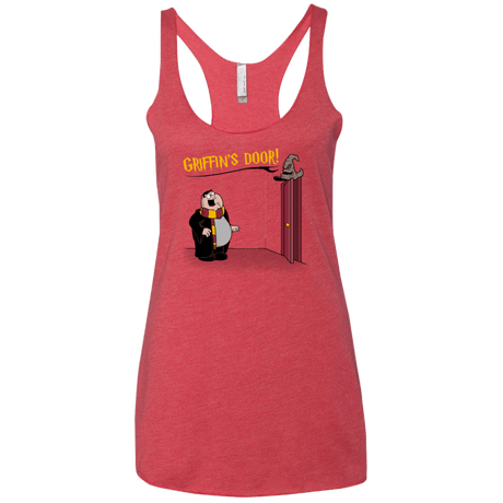 T-Shirts Vintage Red / X-Small Griffins Door Women's Triblend Racerback Tank