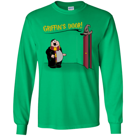 T-Shirts Irish Green / YS Griffins Door Youth Long Sleeve T-Shirt