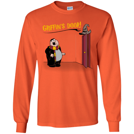 T-Shirts Orange / YS Griffins Door Youth Long Sleeve T-Shirt