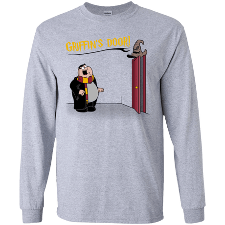 T-Shirts Sport Grey / YS Griffins Door Youth Long Sleeve T-Shirt