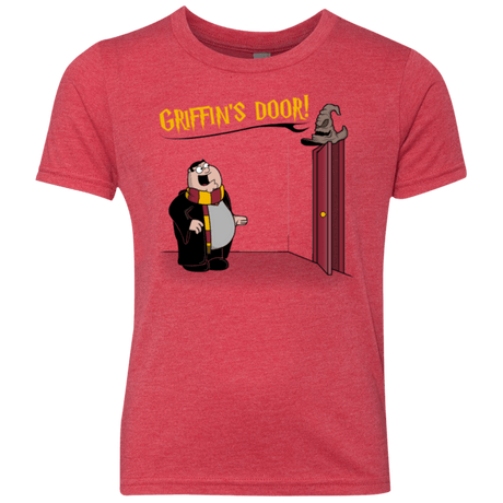 T-Shirts Vintage Red / YXS Griffins Door Youth Triblend T-Shirt