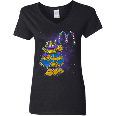 T-Shirts Black / S Grimace Women's V-Neck T-Shirt