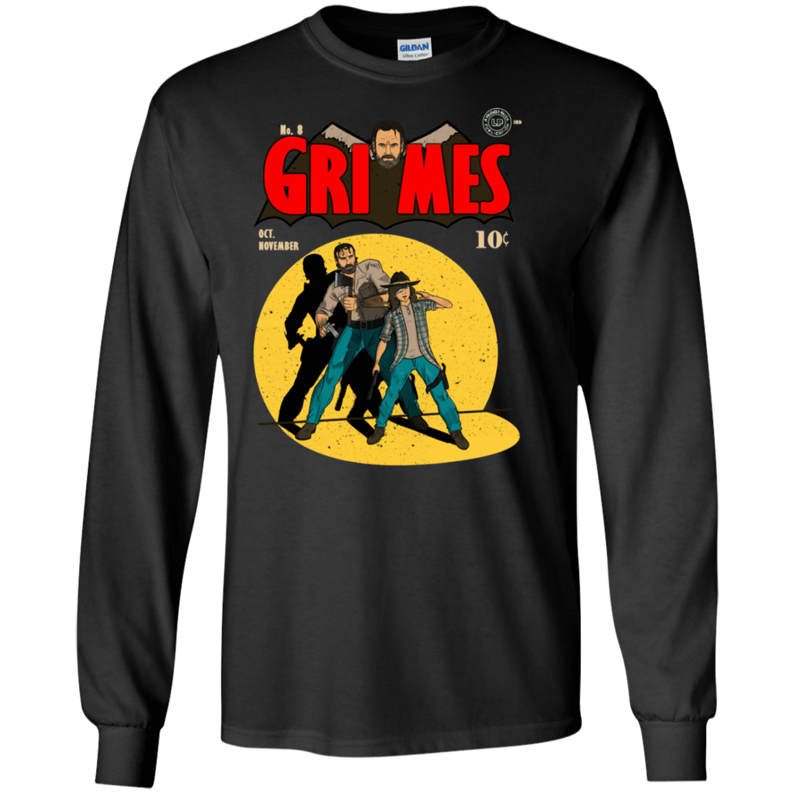 T-Shirts Black / S Grimes Men's Long Sleeve T-Shirt