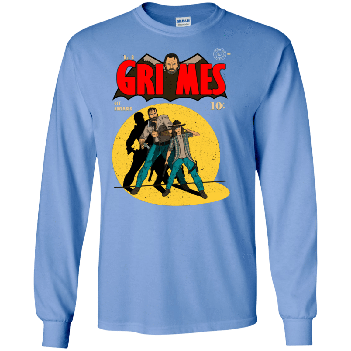 T-Shirts Carolina Blue / S Grimes Men's Long Sleeve T-Shirt