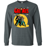 T-Shirts Dark Heather / S Grimes Men's Long Sleeve T-Shirt