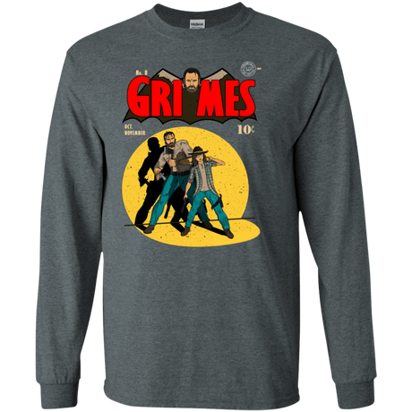 T-Shirts Dark Heather / S Grimes Men's Long Sleeve T-Shirt