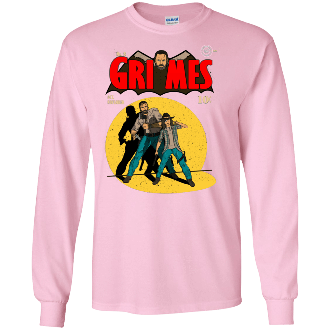 T-Shirts Light Pink / S Grimes Men's Long Sleeve T-Shirt