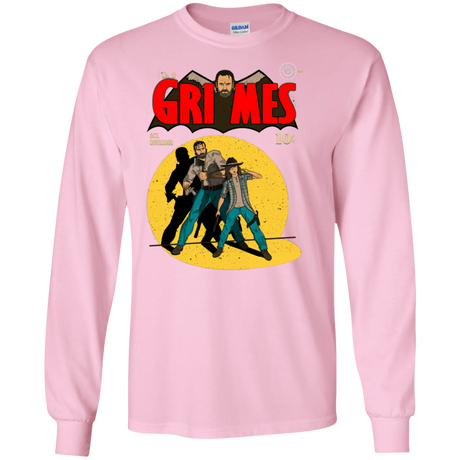 T-Shirts Light Pink / S Grimes Men's Long Sleeve T-Shirt