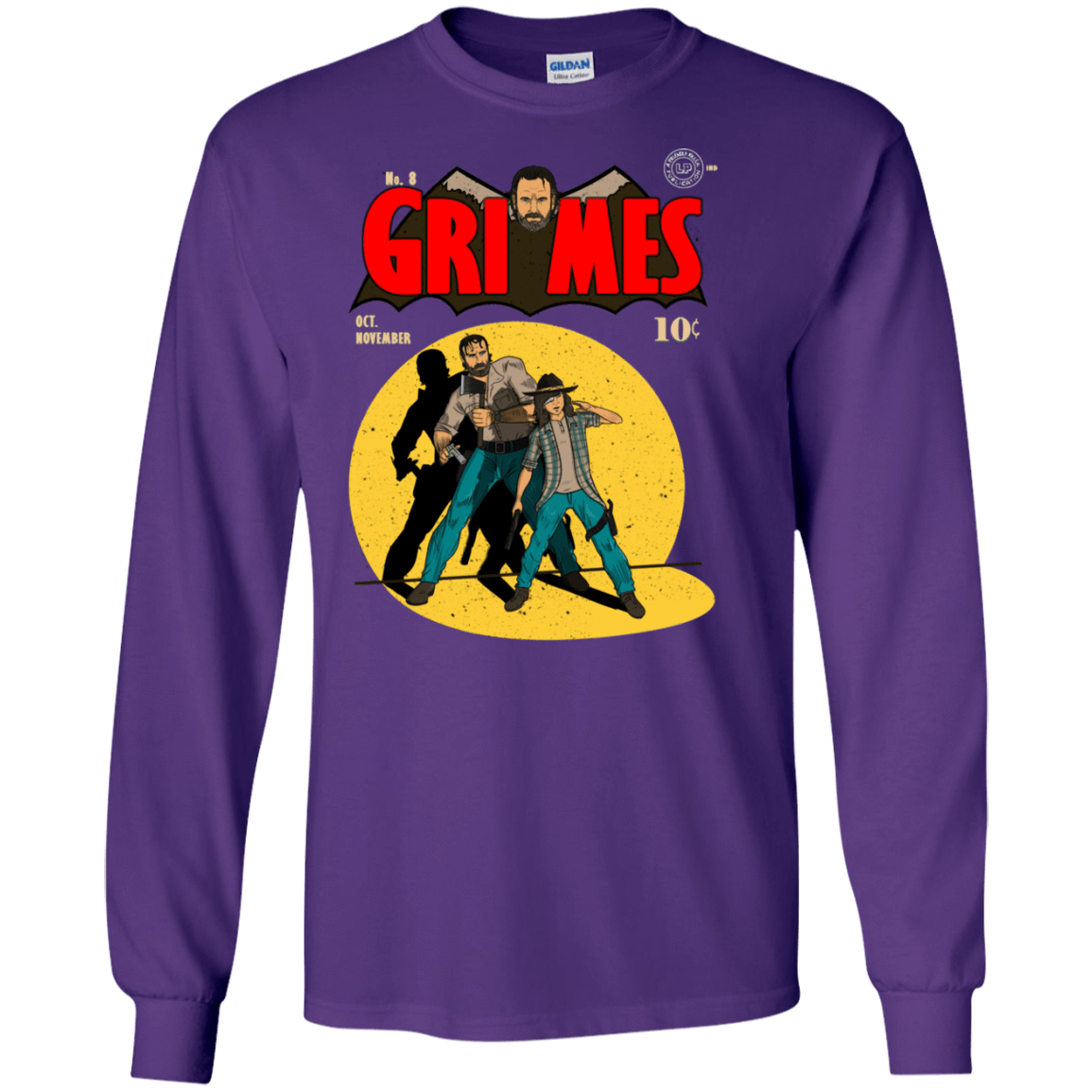 T-Shirts Purple / S Grimes Men's Long Sleeve T-Shirt